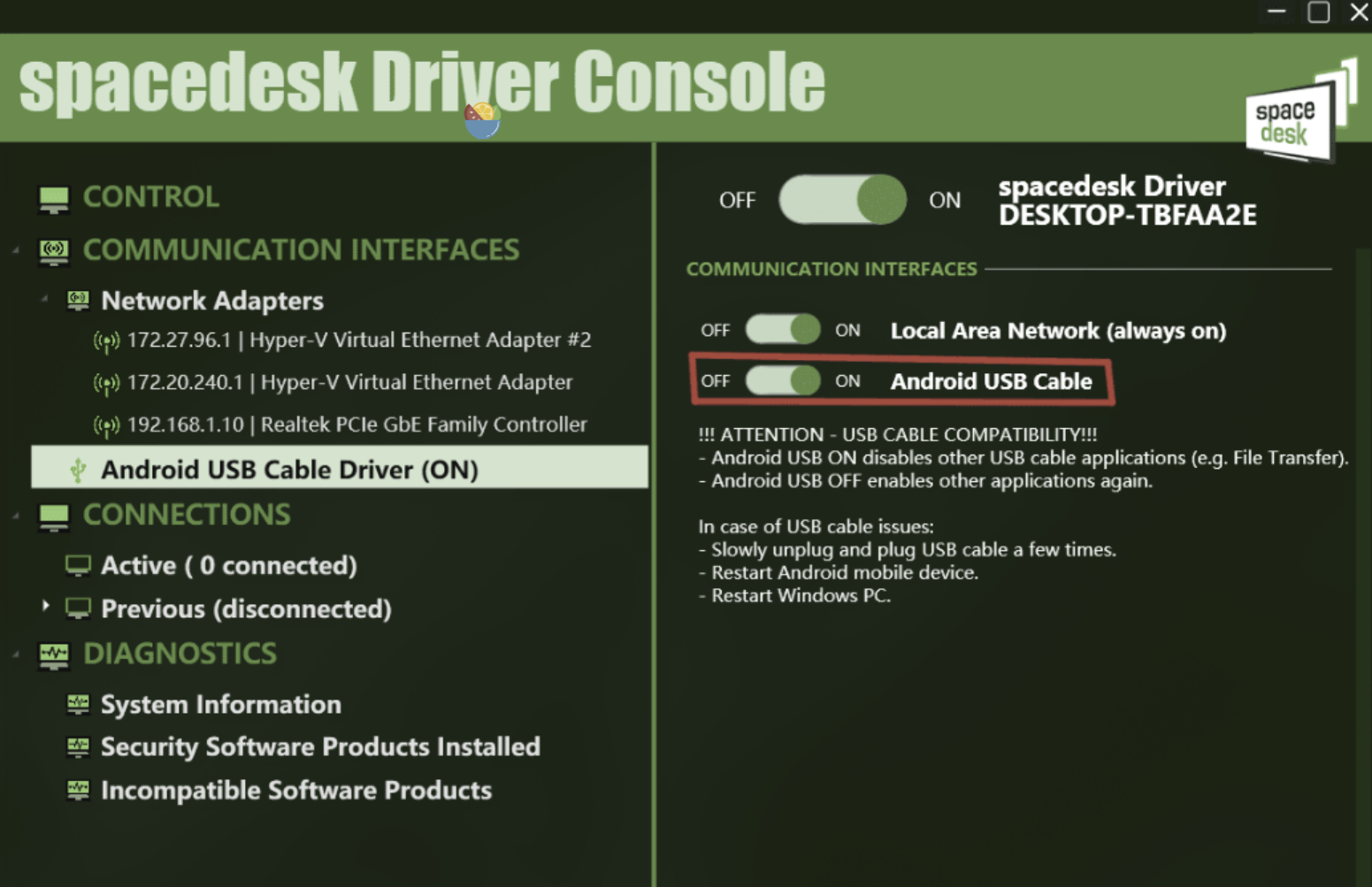图片[1]-Spacedesk v1.0.67 让你的平板成为电脑扩展屏-学点AIweb3中心